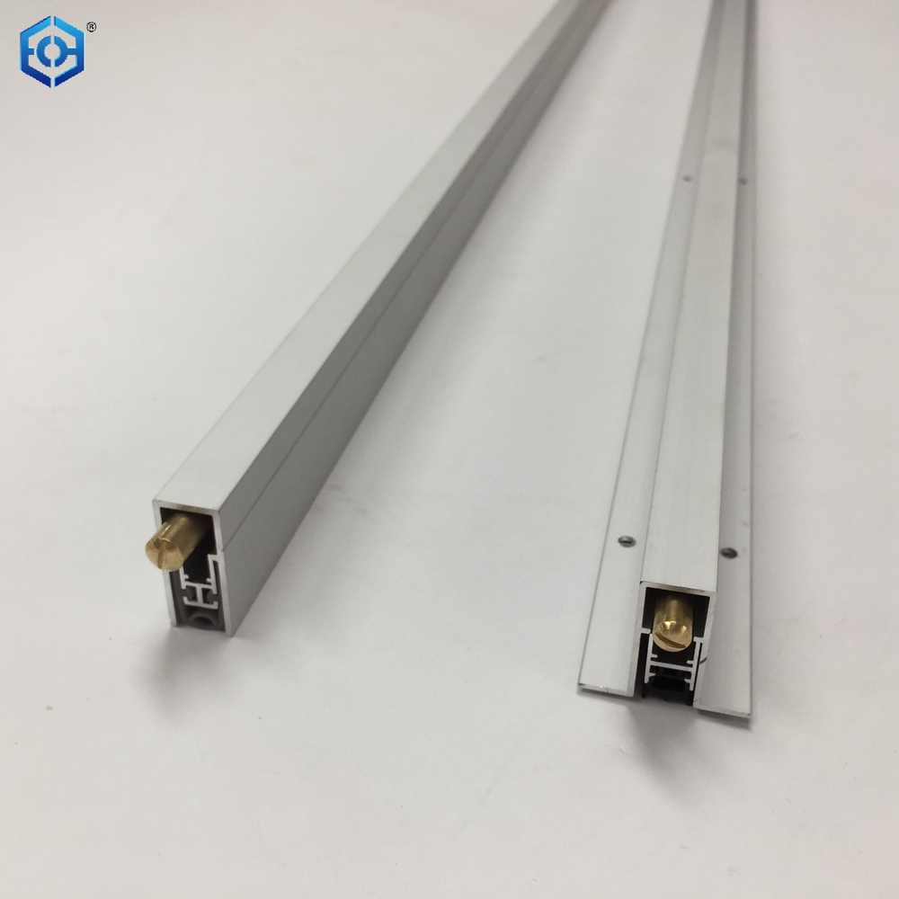 Sello automático debajo de la puerta con doble sello de bulbo de neopreno Caída de 1" - Barrido automático de puerta embutido de 36"