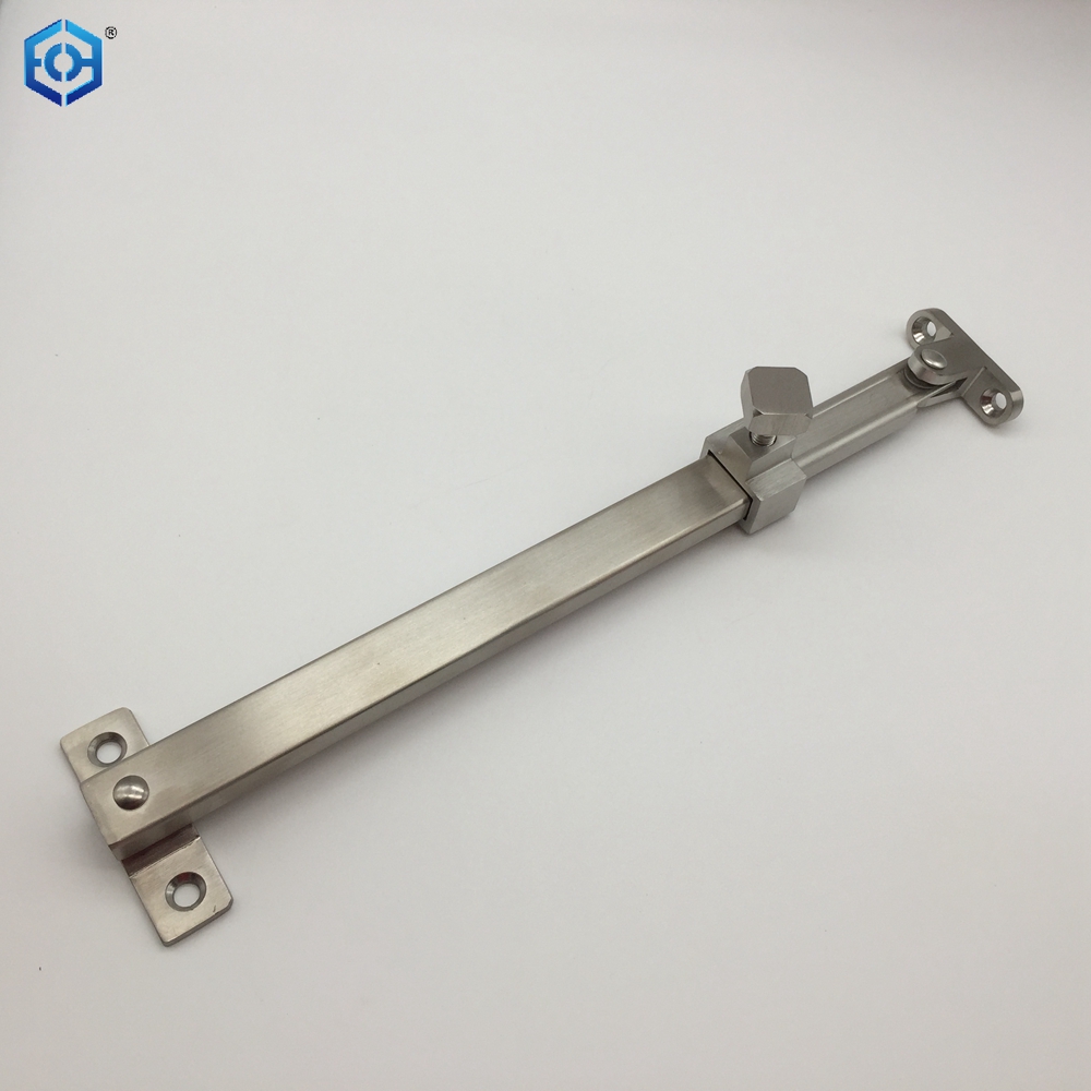 Soporte para ventana abatible, pestillos de seguridad de acero inoxidable para ventana, soporte de viento telescópico ajustable