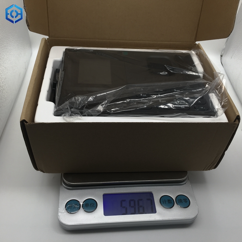 reloj de tiempo de huellas dactilares