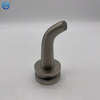Satin Nickel Brass Glass Mount Patch Toilel Hook 