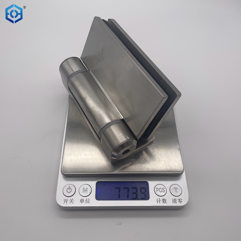 Bisagra hidr&aacute;ulica para cercas de piscina de vidrio