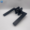 Nuevo diseño Manijas de puerta interior universal de aluminio negro Matt Matt 
