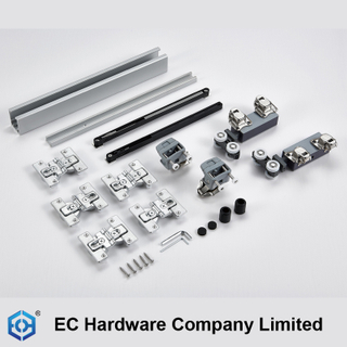 Herrajes para puertas plegables Bi para armarios o guardarropas