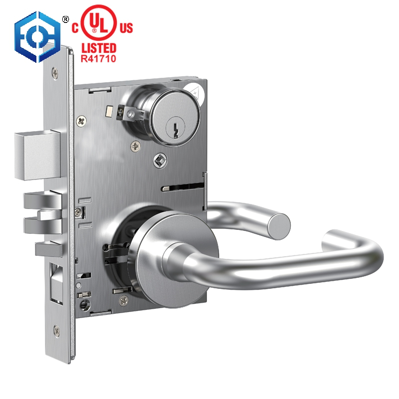 ANSI Grado 1 Acero inoxidable 304 CLANURA DE PUERTA DE ENTRADA MORTICE