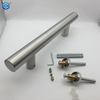 Tirador de puerta de vidrio de un solo lado estilo H de acero inoxidable SSS