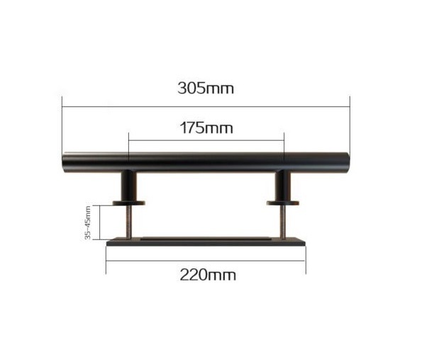 Tirador de puerta de granero con tirador est&aacute;ndar inteligente