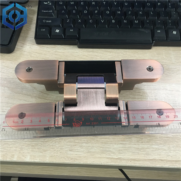 marco frontal con bisagra oculta