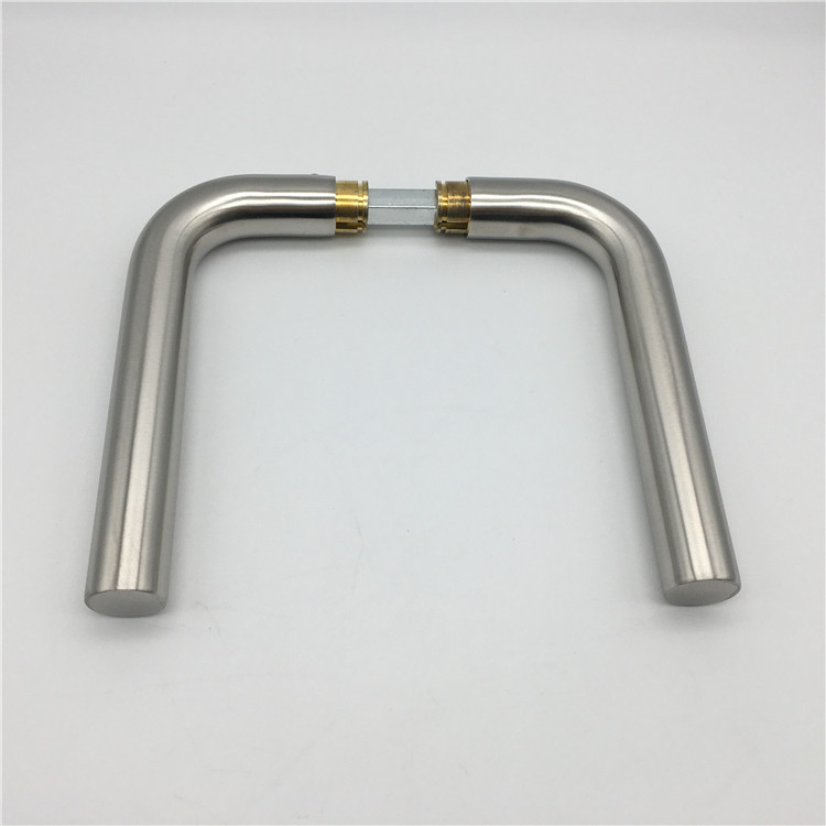 manijas de puerta de palanca de cromo pulido