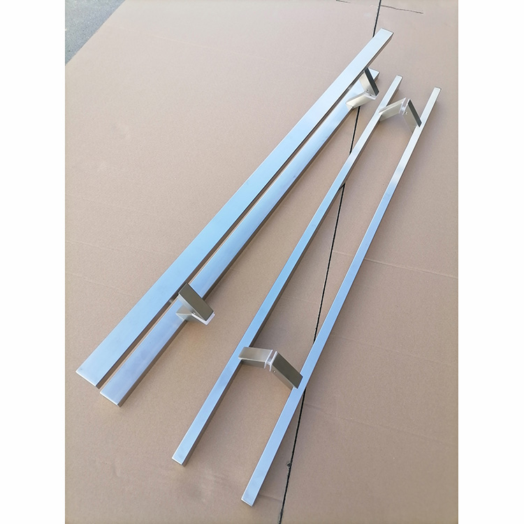 las manijas de las puertas de vidrio de la gama