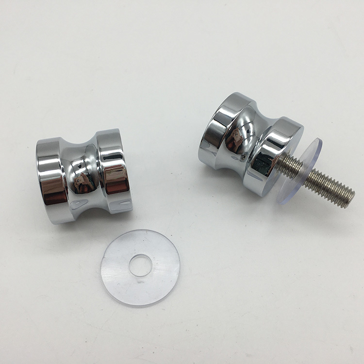 Perillas de puerta de cristal verde