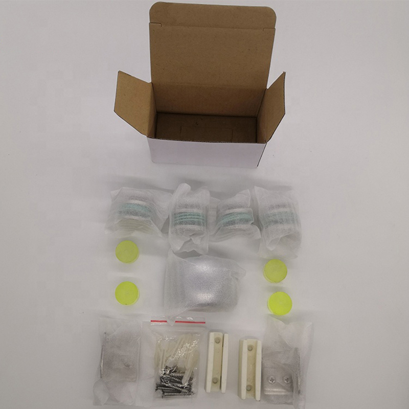 Puerta de ducha deslizante dorada cepillada