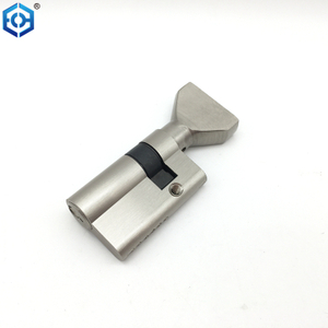 Cilindro de bloqueo Mortice Brass 50 mm de una llave de un lado una perilla lateral