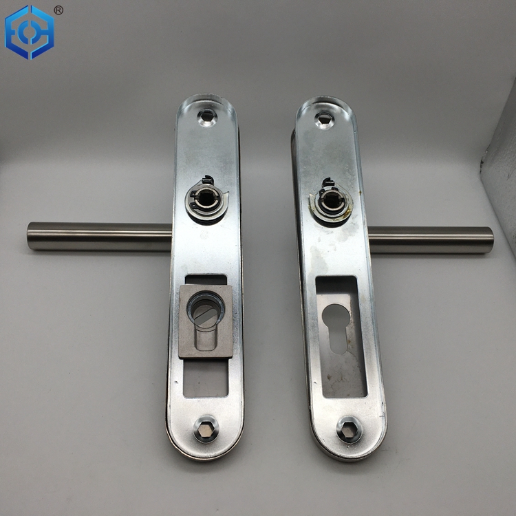 manijas de la puerta interior negra