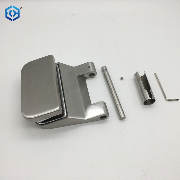 Superposici&oacute;n de la bisagra de las puertas de vidrio