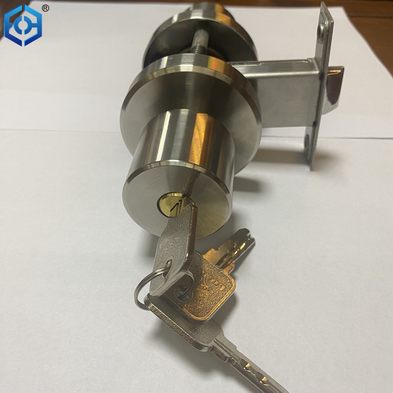 Acero inoxidable 304 dormitorios o baño Puerta de la puerta con llave