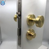 Batio de baño Red y verde indicador Puerta Lock ocupada o desocupada Partition Partición Baño Manija de puerta dividida de la oficina