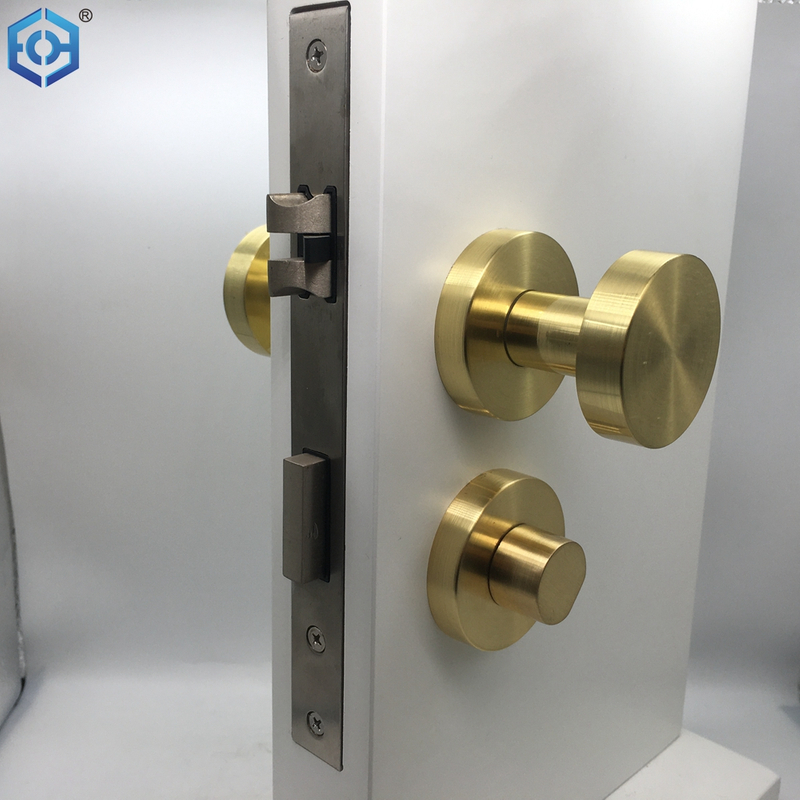 Batio de baño Red y verde indicador Puerta Lock ocupada o desocupada Partition Partición Baño Manija de puerta dividida de la oficina