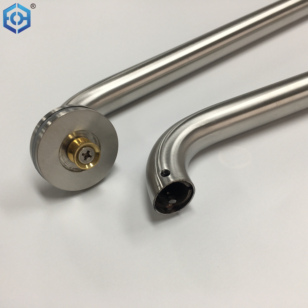 manija de la puerta de vidrio con cerradura SND