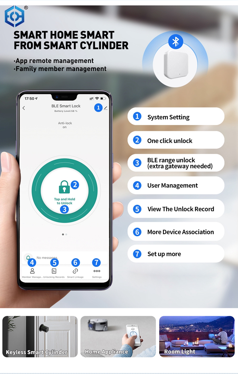 cilindro de bloqueo sin llave