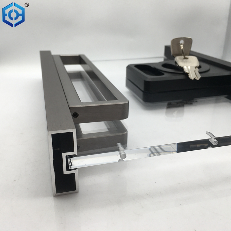 Manija de puerta de vidrio corredizo universal