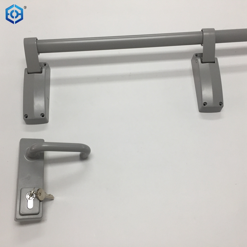 Dispositivo de salida de pánico con barra transversal inversa izquierda ancha de 36 pulgadas con clasificación de pánico UL 