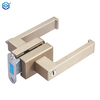 Cerradura de puerta de palanca de aluminio para puerta de vidrio con marco de aluminio 
