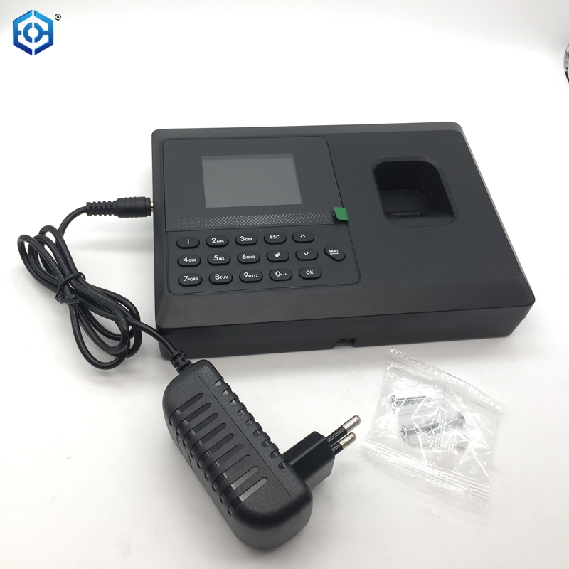 Relojes de tiempo para empleados Máquina de entrada y salida de PIN y huellas dactilares para empleados de pequeñas empresas 