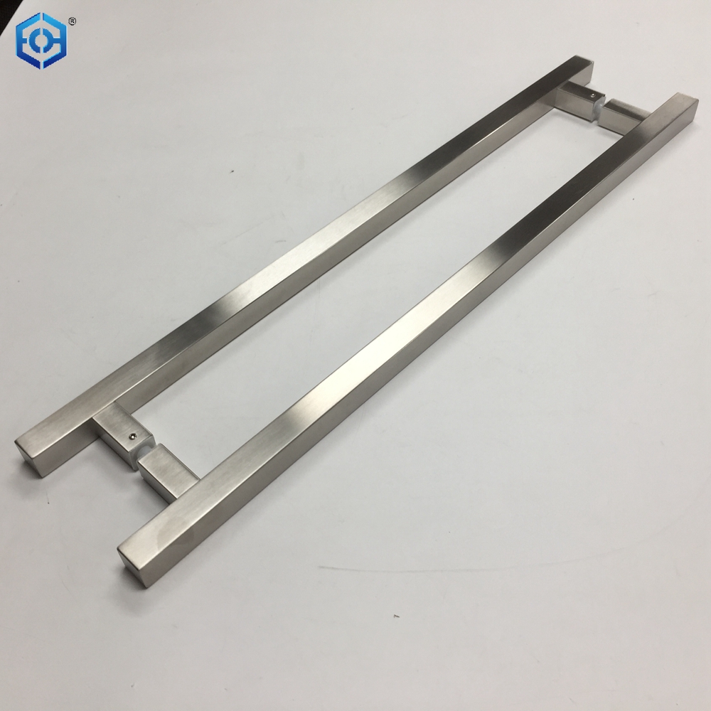 Tiradores de puerta huecos de acero inoxidable para puertas corredizas