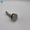 Satin Nickel Brass Glass Mount Patch Toilel Hook 