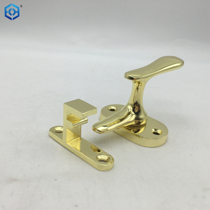 Gold de aleación de zinc cerradura práctica de pestillo para puertas de madera para la cocina del baño y las puertas de inodoro
