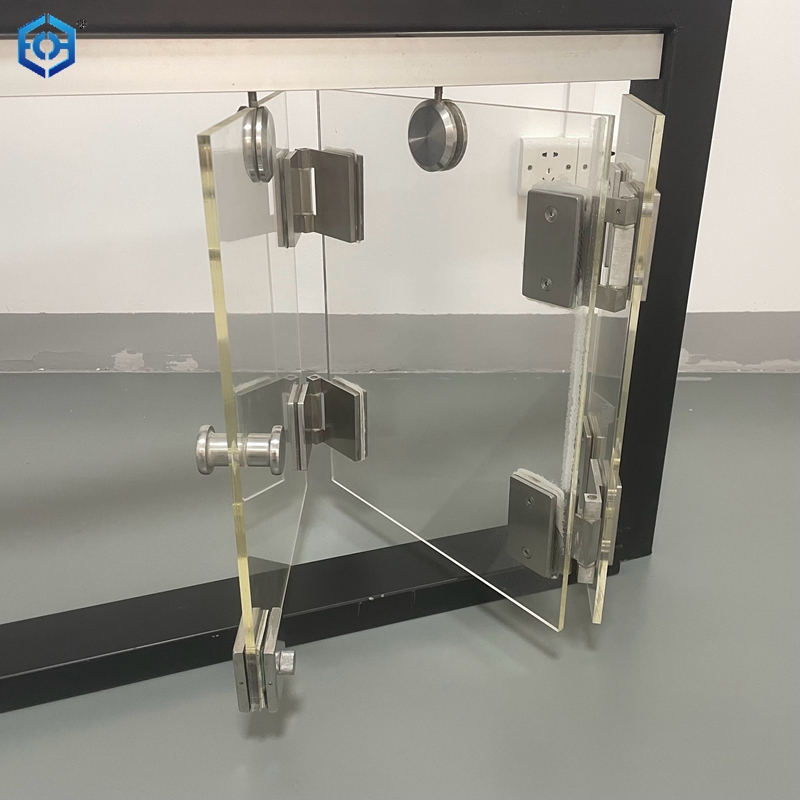 Partición de vidrio plegable deslizante Sistema de puerta plegable deslizante Puerta de vidrio plegable para proyectos