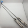 Cerradura de perno deslizante resistente oculta de acero inoxidable plateado con varilla de aluminio
