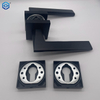 Nuevo diseño Manijas de puerta interior universal de aluminio negro Matt Matt 