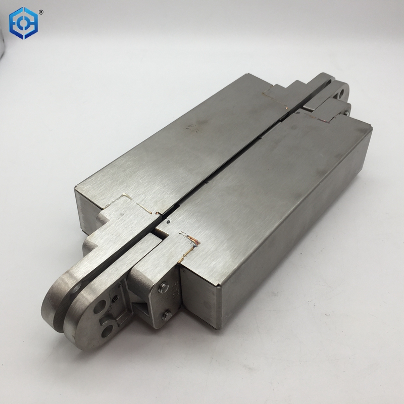 Bisagra oculta de ajuste 3D de acero inoxidable 304 de 240 mm para puerta de 200 kg