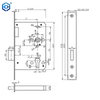 Acero inoxidable con calificación de acero inoxidable en12209 morteo de mortaja CE Mortise Deadlock