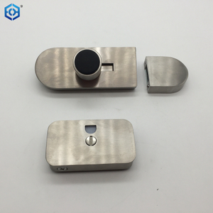 Hardware de partición de inodoro de acero inoxidable 316, indicador de pestillo deslizante, bloqueo de giro de pulgar