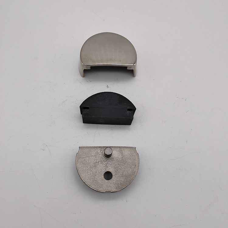 Accesorios de herrajes para puertas Tapón de cierre de cerradura de puerta de montaje de piso de acero inoxidable