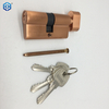 Cilindro de bloqueo de puerta de latón de cobre con cilindro maestro y llave maestra