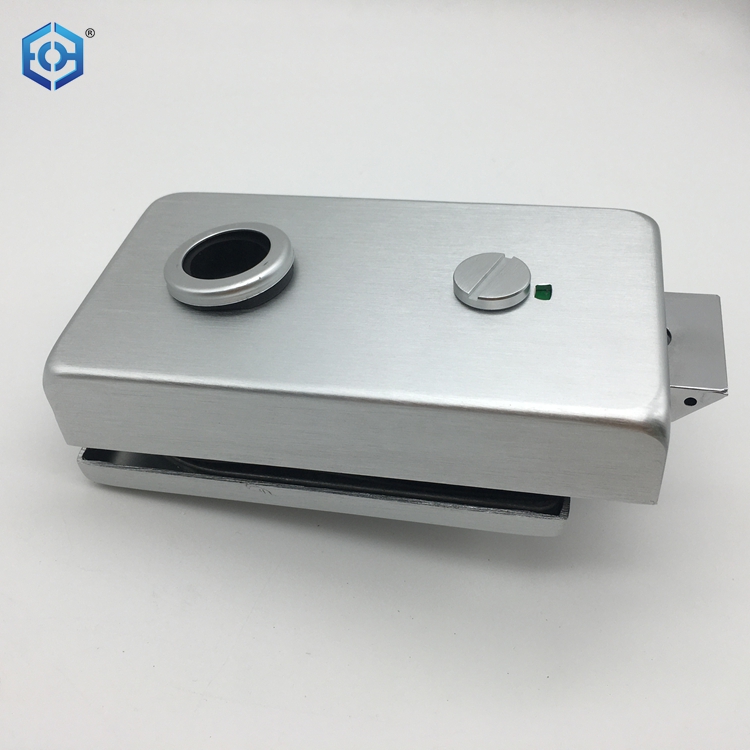 Cerradura de puerta de vidrio deslizante roto