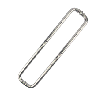Tirador de puerta de vidrio con tirador de puerta compensado de vidrio SS304 Tirador de puerta de vidrio