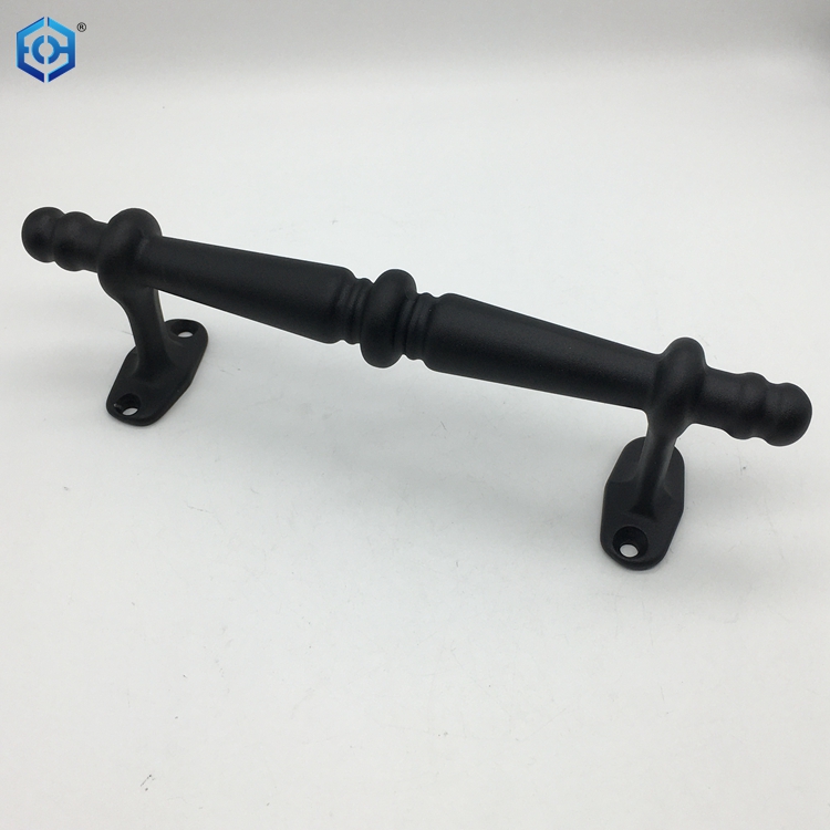 Manija de la puerta del granero de hierro