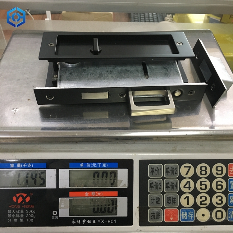 Hardware de bloqueo de puerta de bolsillo doble