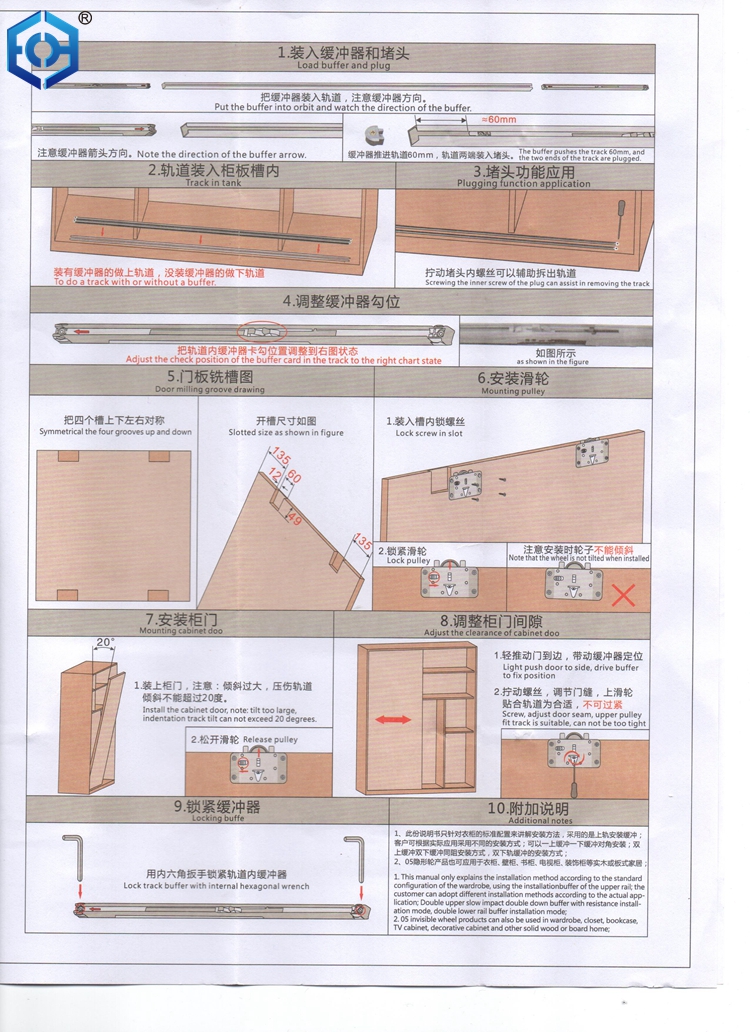 Rollers de puerta corredera