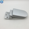 Diseño redondo de la bisagra de aluminio autocurador plateado para puerta de un solo swing