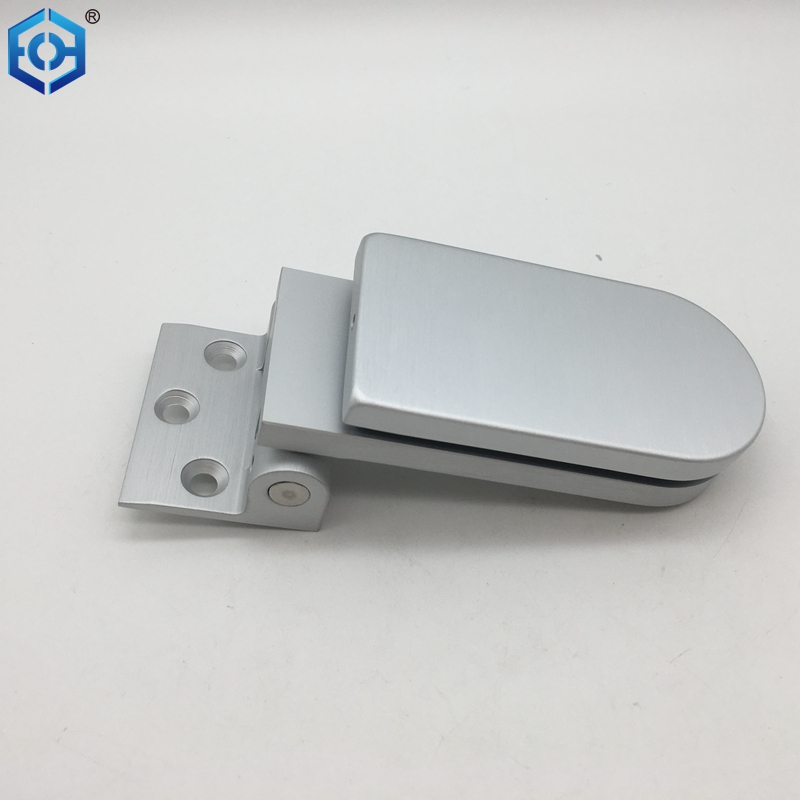 Diseño redondo de la bisagra de aluminio autocurador plateado para puerta de un solo swing