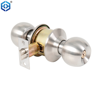 Níquel satinado acero inoxidable 201 Bola de bola Twist de pandillas de pestillo para cama/baño