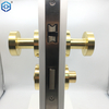 Batio de baño Red y verde indicador Puerta Lock ocupada o desocupada Partition Partición Baño Manija de puerta dividida de la oficina