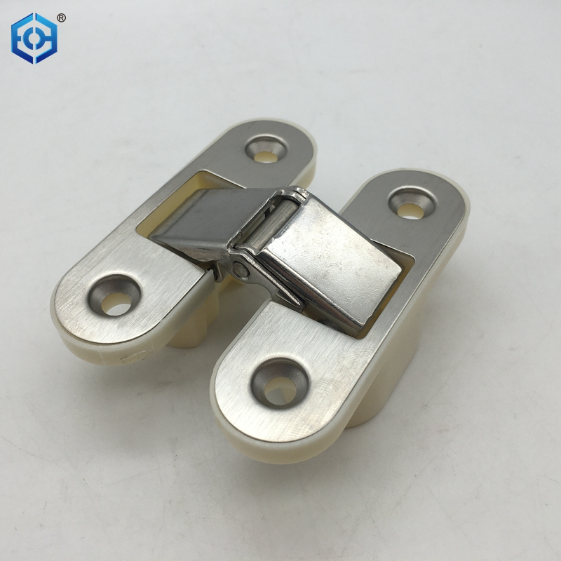 Pequeño plástico invisible de plástico PVC Bisagras ocultas para caja de madera