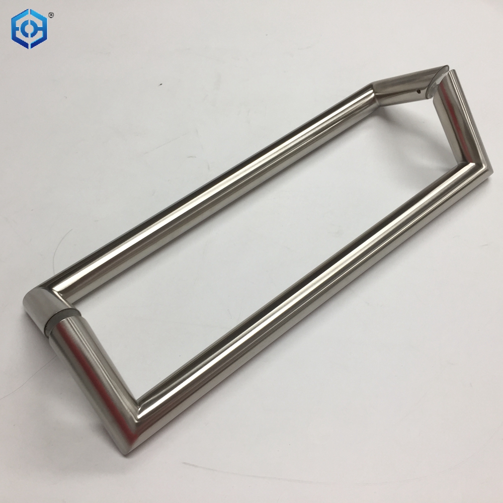Tirador de puerta de acero inoxidable para puerta de vidrio