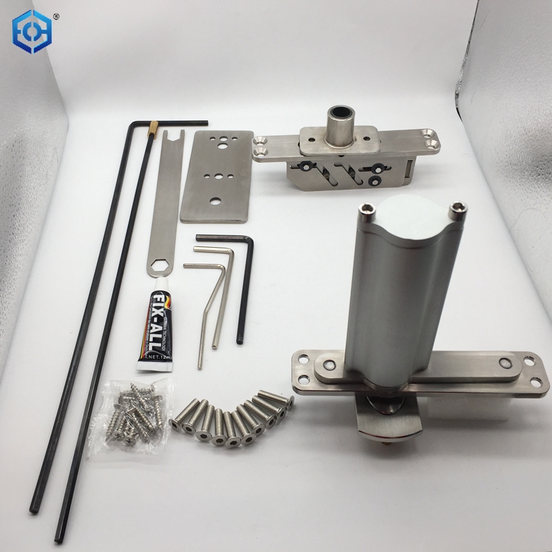Bisagra de pivote de acero inoxidable resistente del peso 500kgs de la puerta de 360 grados